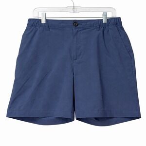 Chubbies Everywear Performance Shorts Men's Large Navy Blue 6" Inseam Stretch